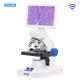 OPTO-EDU A33.5130 Digital Microscope with LED Lights Triple Nosepiece and 8MP Camera
