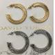 (E-72)Women's Jewelry Silver /Gold Plated  Hoop Earrings for Women Gift