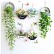Pastoral Wall Artificial Hanging Baskets Fake Flower Room Decoration