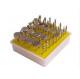 50pcs Diamond Abrasive Mounted Points Diamond Indenters For Carving / Etching