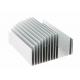 Electronic Silver Aluminum Extruded Heatsink For Transistor T3 - T8