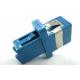 Fiber optic SC/UPC to LC/UPC hybrid adapter, with plastic housing long flange simplex