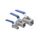 Threaded Stainless Steel Industrial 1PC/2PC/3PC Ball Valve with ISO 9001 Standard