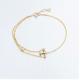 18K Gold Wings Of Liberty 18k Gold Diamond Bracelet Friendship Bracelet