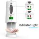 ABS Touchless Hand Sanitizer Dispenser High Temperature Warning
