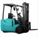 Fire Extinguisher Battery 3 Wheel 1.6T Electric Forklift Truck