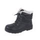 Buffalo Leather Warm Lining Safety Industrial Shoes with Slip-Resistant Sole UF-156