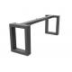 RECTANGLE SHAPED STEEL BENCH LEGS WITH TOP SUPPORT BAR