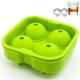Sustainable Food Grade Silicone Ice Mold With 4x4.5cm Ball Capacity