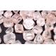 Pink vs vvs uncut rough diamond for jewelry