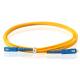 SC UPC Fiber Patch Cord , Fiber Jumper Cables SM 3.0mm PVC Jacket OEM