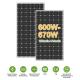 Mono Perc PV Solar Panel For Home 500w 550w 600w 700w 750w