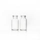 Transparent Pharmaceutical Glass Vials with Frosted Surface Handling Packed in Carton Box
