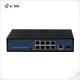 8 Port 802.3at PoE Switch + 1-Port Uplink Ethernet + 1-Port Gigabit