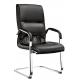 Durable Mid Back Office Visitor Chairs For Customers PU And PVC Covered