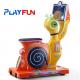 Playfun Coin Operated Kiddie Rides Snail Bike Parent Child Interactive Arcade Game Swing Machine for Amusement