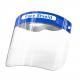 Comfortable Plastic Face Shield With Silicone Band Fluid Resistant