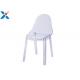 Fashion Acrylic Office Chair / Clear Acrylic Desk Chair For Nordic Office Room