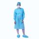 Fluid Resistant 35GSM PE PP Disposable Surgical Isolation Gown