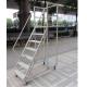 Assembling High Climbing Ladder Warehouse Equipments For Shelving Rack Use