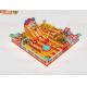 Inflatable Bounce Castle With Jumping Slides Obstacle For Kids