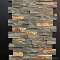 Natural stone Brown Slate Stone Wall Rockface Cladding CS-081 2