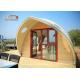 Full Equiped Luxury Large Steel Frame Hot Sale Shell Shape Glamping Glamping Tent