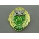 Combined personalised Memorial / Awards Badge Zinc Alloy 3D 38 mm