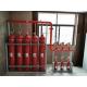 80L 30MPa Red IG55 Argonite Fire Extinguisher System Non Conductive Environmentally Friendly