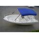 Deep Sea Fishing Boats Move Smoothly , 5m Long 4 Man Pontoon Boat For Fishing Fields