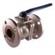 Stainless Steel 2 Piece Full Port Ball Valve with Flanged Connection Class 150