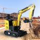 Rubber Track Excavator Micro Bagger 1 1.8 2 3 Ton Electric Mini Excavator