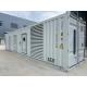 1500KW YUCHAI Container Gas Generator Set Alternator With From Leroy Somer