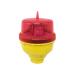 Low Intensity L810 Single Aviation Obstruction Light Red Polycarbonate Materials