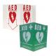 Flat / 90 Degree / V Type First Aid AED Sign Customization Acceptable