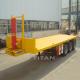 Tipping container semi trailer tipper container tipping flatbed trailer for sale