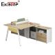 Modular Industrial Style Workstation With Privacy Screens Factory Direct Sales