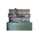 Green Color 304 Stainless Steel Kitchen Cabinet Eased Edge Customized Free Design