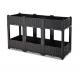 Multilayer Plastic Standing Planter Box 120*40*67cm For Balcony