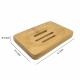 Natural Color Bamboo Office Supplies , Bamboo Soap Saver Customized Packaging