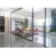 Sleek And Functional Office Solutions Glass Partition Wall Sliding Door Noise Reduction Space Efficiency