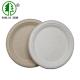 Eco-Friendly Sugar cane Bagasse Single-use 8inch Plates Made in China