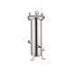 316 Stainless Steel Filter Housing , Single Cartridge Industrial Water Filter Housing