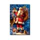2 Pictures Changed Lenticular Flip 3d Merry Christmas Greeting Card 12 x 17cm