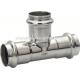 Forged Stainless Steel Press Fittings Round Head Press Fit Plumbing Fittings