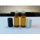 Customize Size Roll On Perfume Bottles , Glass Roll On Bottle With Metal Roller Ball