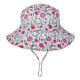 Baby Toddler Plaid Reversible Sun Protection Animal Hat Bucket caps