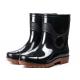 Black Medical Protective Boots / Medical Safety Boots Waterproof