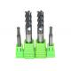 Tungsten Carbide  Ball Nose End Mill For Hardened Steel Nano Coated Surface