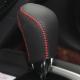 Black Leather Gear Shift Knob Cover for Nissan Teana 2013 Automatic